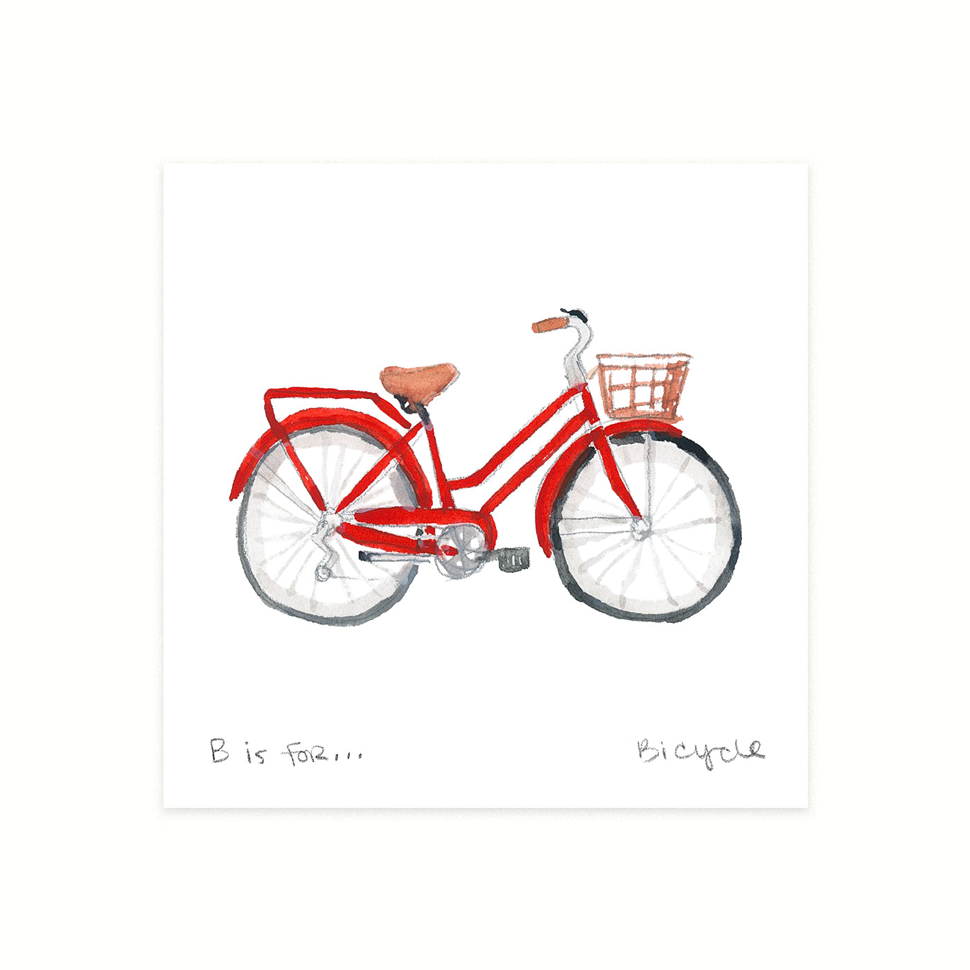 B is for... Bicycle